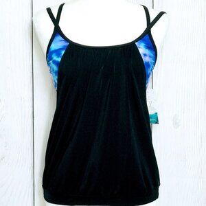 Bundle to Save Money! Black, Purple & Blue Aqua Tech Tankini